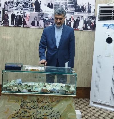 زیارت مرقد علامه امینی، صاحب الغدیر توسط سرکنسول جمهوری اسلامی ایران در نجف اشرف