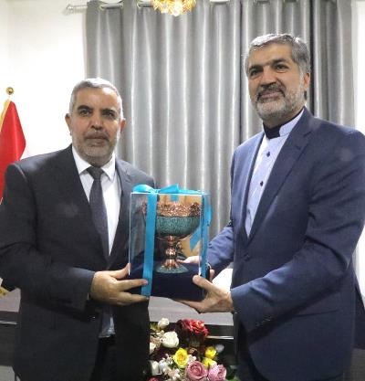 دیدار سرکنسول جمهوری اسلامی ایران در نجف اشرف با وزیر کشاورزی عراق